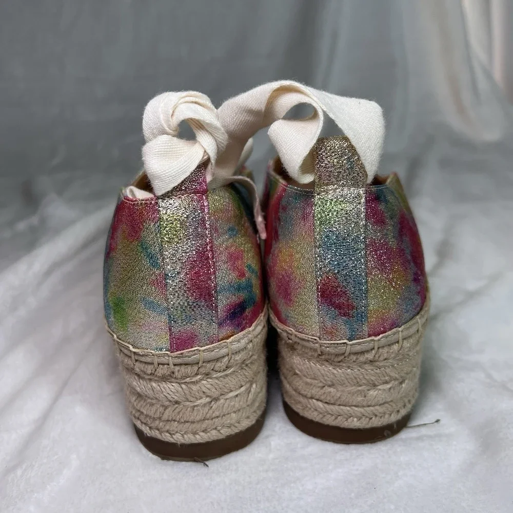 Jessica Simpson Cavien Espadrille Slip-On US Size 9.5 / EU 41 Multicolor Ankle